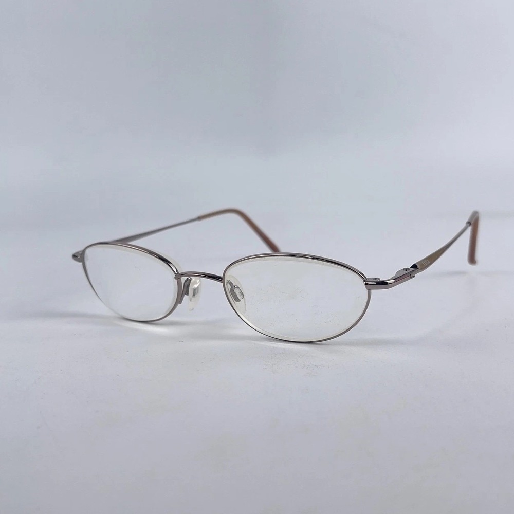 Elle EL2598 Unisex Adults Eyeglasses Frame Silver Metal Full Rim 49-18-135 mm‎